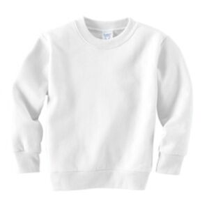 Rabbit Skins White Kids Sweatshirt